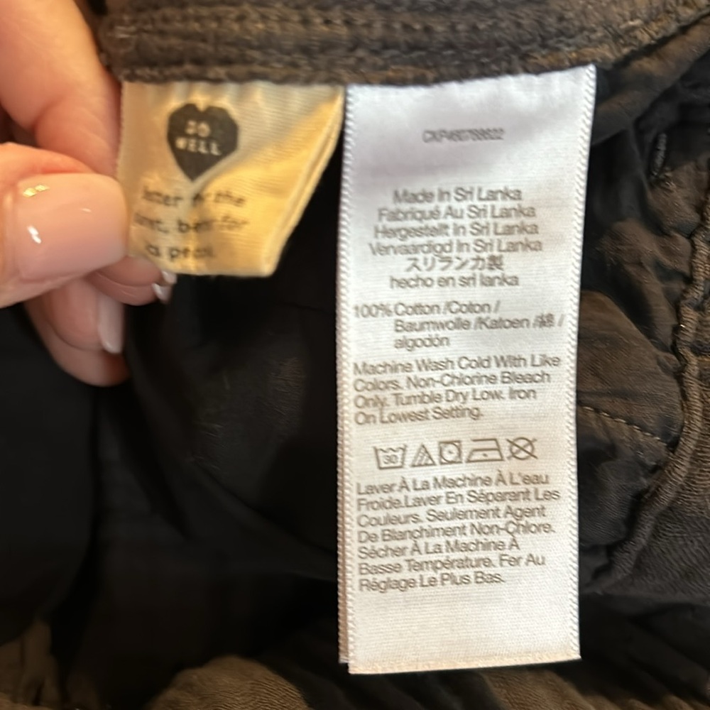 Madewell gray cotton comfy shorts size XS - Picture 4 of 5